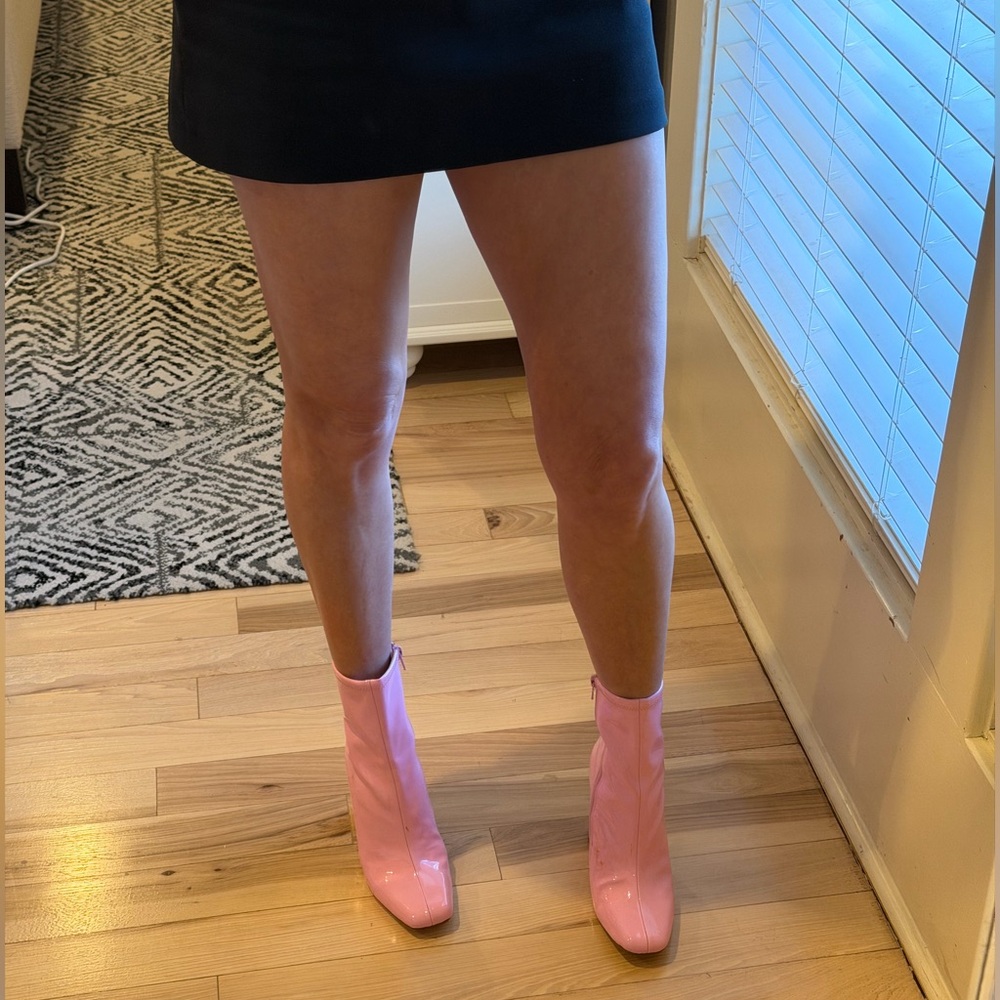 Steve Madden Lynden patent pink platform! Size 6! - Picture 2 of 6